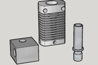 anycubic mega extruder parts set 3d printer enhancements 3d print model - Mito3D