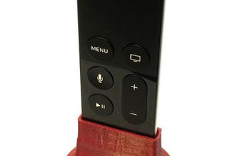 apple tv 4 stand gadget atv4 remote 3d print model - Mito3D
