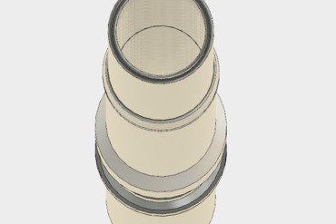aquaphonic système de tubes d'amélioration l'éducation airfilter la culture hydroponique 3D print model - Mito3D