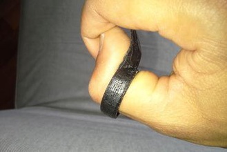 tiro com arco polegar anel a arte flexi inteligente filamento 3d print model - Mito3D