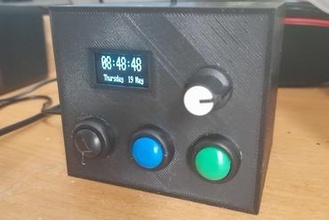 arduino reloj radio artilugio nano fm 3d print model - Mito3D