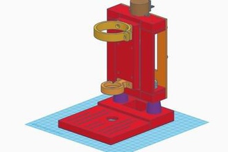 arduino controlada imprensa de broca v3 criador diy prensa perfuração 3d print model - Mito3D