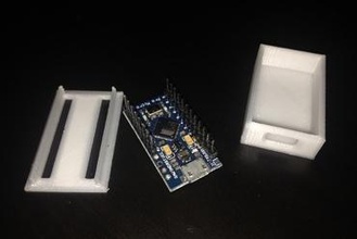 arduino micro pro recinto fabricante de bricolaje caso la electrónica cubierta 3d print model - Mito3D