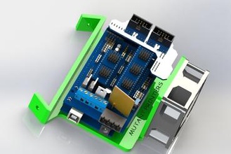 arduino ramps 14 60mm fan mount 60 degree new v 3d printer parts enhancements kossel delta 3d print model - Mito3D
