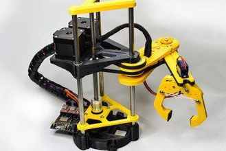 arduino robótico brazo abierto fuente + pitón controlar aplicación extras artilugio robótica robot Pytho 3d print model - Mito3D