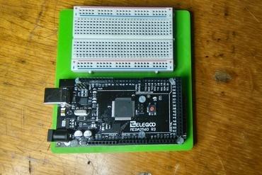 soporte arduino m ga 2560 + placa la educación ou uno 3D print model - Mito3D