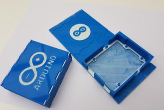 arduinobox Impresora 3d de piezas mejoras arduino caso cuadro accesorio uno 3d print model - Mito3D