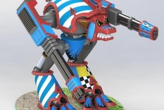 armorcast warhound titan Games w40k warhammer adeptus titanicus 3d print model - Mito3D
