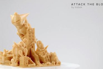 attack blok trobok miniatures toys ultimaker 3d print model - Mito3D