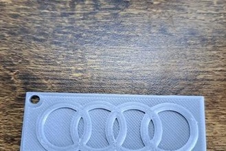 audi Schlüssel Ring Maker DIY 3d print model - Mito3D