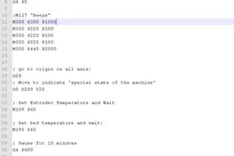 auto heatup script ultimakers Stampante 3d di parti miglioramenti ultimaker 2 gcode um2 aggiornamento 3d print model - Mito3D