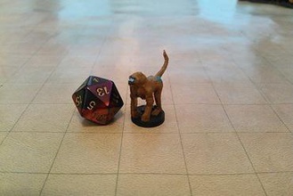 baboon miniatures monkey ape gaming roleplaying rpg tabletop dungeons dragons & dnd d&d 3d print model - Mito3D