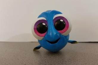 bebê dory - pixar finding brinquedos 3d print model - Mito3D