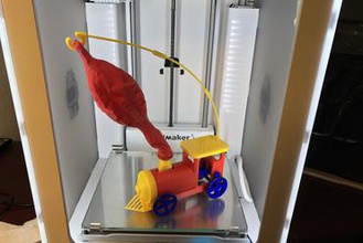 balon tek silindirli Hava Motoru oyuncak tren desteklenmektedir oyuncaklar güç 3d print model - Mito3D