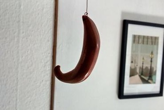 bananahanga your home banana hanger 3d print model - Mito3D