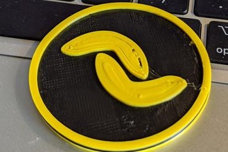 banano moneda criptomoneda 3d print model - Mito3D