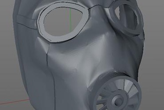 bandit moda sınır maske 3d print model - Mito3D