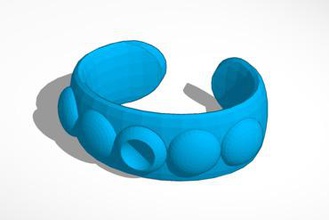 le bracelet L'imprimante 3d de pièces améliorations fablab013 3d print model - Mito3D