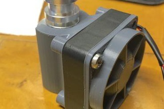 barril conducto del ventilador de montaje 40mm e3d v5 Impresora 3d piezas mejoras el 3d print model - Mito3D
