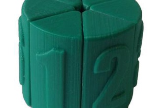 le baril de puzzle les jouets rubik's cube 3d print model - Mito3D