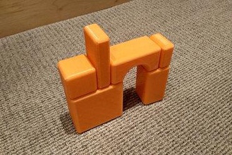 basic building blocks toys block 3d print model - Mito3D