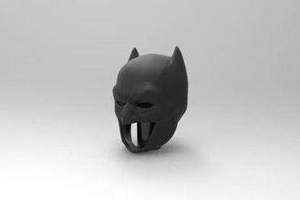batman capuz outros cosplay capacete máscara quadrinhos 3d print model - Mito3D