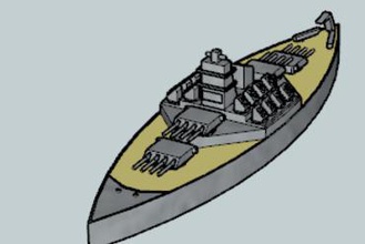 battle ship 3d printer parts enhancements 3d print model - Mito3D