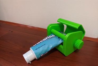 bauhaus style toothpaste squeezer gadget 3d print model - Mito3D
