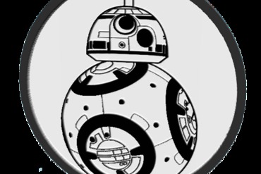 bb8 verre v2 Accueil maison robot posavasos guerres étoiles 3D print model - Mito3D