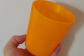 becher cup art tazza incisione gravur frullatore 3d print model - Mito3D