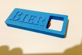 abridor de cerveja gadget ultimaker a garrafa 3d print model - Mito3D