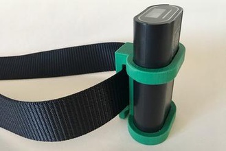 belt clip tomo m2 powerbank gadget mount 3d print model - Mito3D