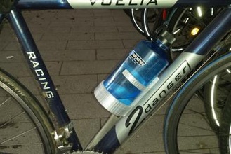 bicycle bottle holder nalgene gadget bottleholder sport drink 3d print model - Mito3D