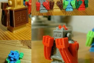 koca oğlan ultibot sandervg silah oyuncaklar ultimaker oyuncak robot eğlenceli aksesuar 3d print model - Mito3D