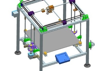 big-one-Drucker 3d-Drucker-Teile-Verbesserungen 3d-Drucker 3D print model - Mito3D