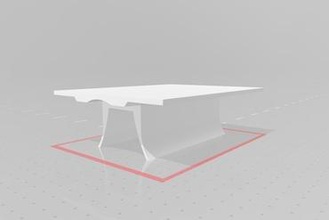big table toys roleplay doll house 3d print model - Mito3D