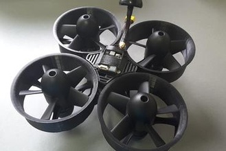 gros cri 160mm 4s polycarbonate ultimaker gadget minuscule drone fpv courses espacement f3 flyduino vol propre betaflight quadcopter Spektrum dsmx ppm lipo 164v caméra 3d print model - Mito3D