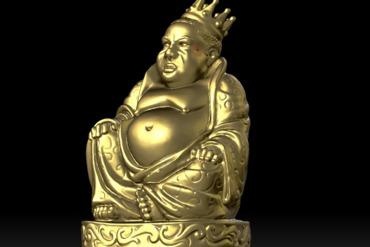 Biggie Buddha Miniaturen 3d print model - Mito3D