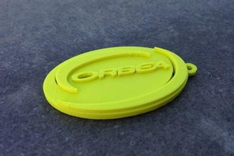 Fahrrad Schlüsselanhänger orbea-logo gadget 3d print model - Mito3D