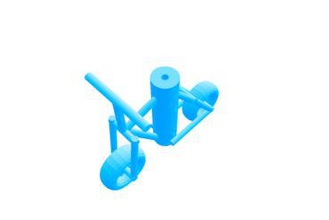 bike pen grip 3d printer parts enhancements somethingthat writes 3d print model - Mito3D