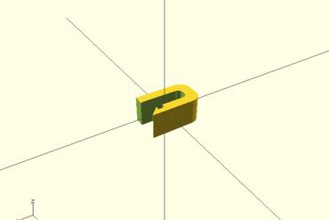 bin manija del clip su casa cubo de la basura 3d print model - Mito3D