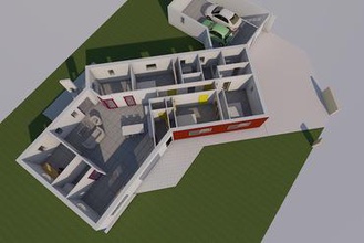 bio-iklimsel evi sanat ev aile maison eric agro architecte mimarlık archisud 3d print model - Mito3D