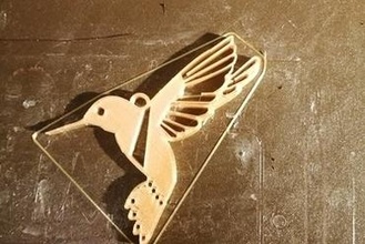 oiseau porte clés bijoux clé titulaire soutien oiseaux 3d print model - Mito3D