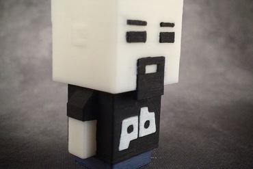 blockhead brook toys toy printrbot ceo 3D print model - Mito3D
