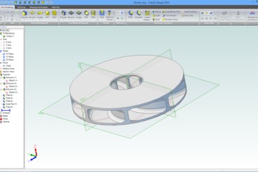blower designs maker diy vacuum cleaner air turbine 3D print model - Mito3D