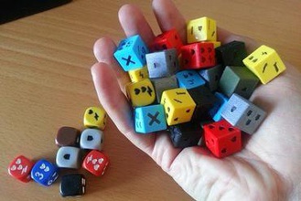 board game dices games ultimaker 2 boardgame 3d print model - Mito3D