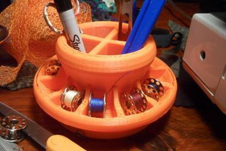 bobina de caddy criador diy úteis costura artesanato 3d print model - Mito3D