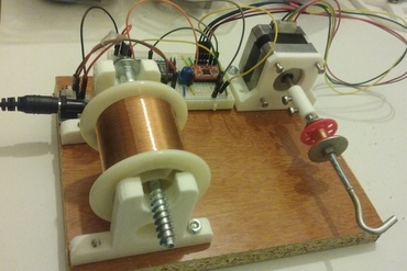 bobinadora con arduino maker diy moteur paso pas à enrouleur la bobine nano 3D print model - Mito3D