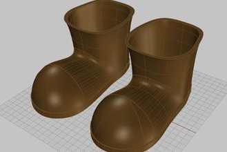 boots toys 3d print model - Mito3D