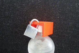 garrafa de bloqueio sua casa 3d print model - Mito3D